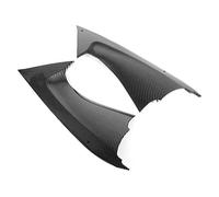 Keenso 2 Piezas de Cubierta de Conducto de Aire Lateral Estilo Fibra de Carbono, Pieza de Inserción de Carenado, Protección de Motocicleta ABS Fácil de Instalar, con Tecnología de