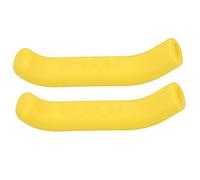 Keenso 2 Piezas Protectores para Manetas De Bici, Protector Antideslizante Impermeable para Maneta De Freno(Amarillo)