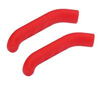 Keenso 2 Piezas Protectores para Manetas De Bici, Protector Antideslizante Impermeable para Maneta De Freno(Rojo)