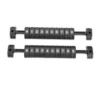 Keenso 2 Unids/Set Contador de Puntuación de Futbolín, Marcador de Futbolín para Mesas de Futbolín Estándar Niños 8-12(Negro Negro)