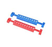 Keenso 2 Unids/Set Contador de Puntuación de Futbolín, Marcador de Futbolín para Mesas de Futbolín Estándar Niños 8-12(Rojo Azul)