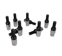 Keenso 20 Pernos de Rueda Cónicos M14x1.5, Tuercas de Seguridad, Pernos de Seguridad Cónicos, Accesorios Universales para Automóvil, Clase 12.9, para Trabajo Pesado, para Reemplazo (Color Ti)