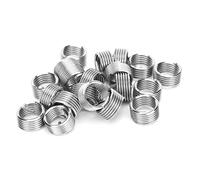 Keenso 20 -Piezas Reparación de Alambre Tornillo Tornillo Tuerca de Inserción de Alambre de Acero Inoxidable para Fijación Industrial, X 1.5 (1D)
