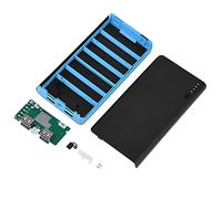 Keenso 20000mAh Capacidad Ultra-Large 4 Salida USB Power Bank Kit DIY Kit para Sport Travel Anti-Skid a Prueba de Rasguño (Blue)