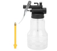 Keenso 250 Ml de la Olla de Aceite de Máquina Transparente Manual de Casas de Alta Presión Equipo OilerFillung, Cantidad de Aguas Residuales en una Botella, Olla de Aceite Portátil para Uso