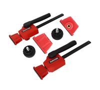 Keenso 2pcs Bank Dog Clemme High Hardening Alloy Steel Steel Varilla Fuerza de Abrazadera Sostenible Procesamiento de Madera Artios Artesanos