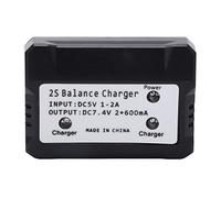 Keenso 2S Balance Charger 7.4V LiPo Cargador de Batería para Wltoys RC Car Boat Plane Toy Black