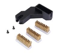 Keenso 3D Printer Nozzle Brush Cleaning Kit 3PCS Rugged Brass Tools for