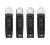Keenso 4PCS 433MHz Control Remoto Fob, Clonación de 4 Canales Control Remoto de Puerta de Garaje Eléctrico para Puertas de Persianas Enrollables Eléctricas Garaje Retráctil