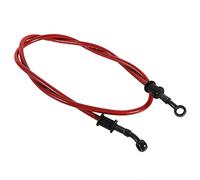 Keenso 50cm -120cm Motocicleta Trenzado de acero Embrague de freno Mangueras de aceite Tubo de línea Colorido Motocicleta Pit Dirt Bike Enduro Motocross Street Bikes(900mm-rojo)