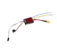 Keenso 60A RC ESC, Controlador Electrónico de Velocidad Cepillado de Metal, Corriente Continua 60A, 2A BEC para Coches de Control Remoto 1/10 1/12