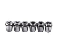 Keenso 6pcs de ER32 Spring Collet Conjunto para Máquina de Grabado CNC y Herramienta de Torno de Fresado, Rendimiento Estable