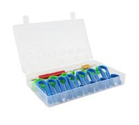 Keenso 7PCS Fuel Line Disconnect Tool Set, Valve Remover with Storage Box, for AC Hoses Transmission Oil Cooler Line and Most Car Auto Repair Tools 1/4 5/16 3/8 1/2 5/8 3/4 7/ Inch