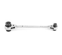 Keenso 8 en 1 Llave de Enchufe de la Llave de de la de Trinquete de Manga de Doble Cabeza 8-21 Mm con Acero CRV Dirección Rápida Ajuste a la Derecha Izquierda para la Reparación de la Bicicleta de