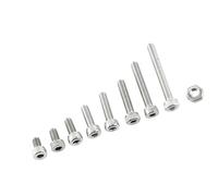 Keenso A2 Stainless Steel Hex Screws and Nuts Set (A: Cap head)
