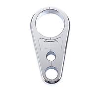 Keenso Abrazadera de Cable del Embrague de Freno de la Motocicleta, Aluminio Cromo de Cable de Embrague o Abrazadera de línea de Freno para Manillar de 1 "/ 25mm