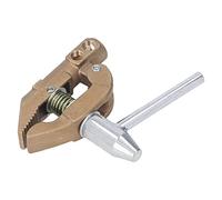 Keenso Abrazadera de Soldadura de Latón con Conexión a Tierra 800A con Funda de Goma para Aplicaciones Prácticas de Soldadura Duradera y Fácil de Instalar 32 Mm