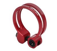 Keenso Abrazadera para Tija de Sillín de Bicicleta de 31,8 Mm Abrazadera para Sillín de Bicicleta de Aleación de Aluminio Diseño Hueco Bloqueo de Tornillo para Bicicletas de Montaña y Carretera Se