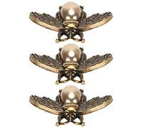 Keenso Abrazadera/soporte para Zapatos de Moda, 3 Piezas, Accesorios Elegantes para Clips de Zapatos, Accesorios de Ropa con Hebilla Multifuncional para Regalos del Día de la Madre (Albaricoque)