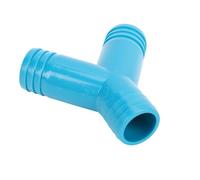 Keenso Accesorio en Y con Púas, Divisor de Manguera en Forma de Y de 3 Vías ABS con Diseño de Púas para Barco RV Marino, Diámetro Interior de 1,125 Pulgadas