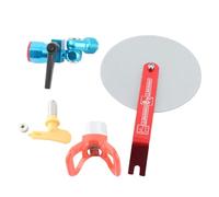 Keenso Accesorio Guía de Pulverización, 7/8 Pulgadas con Boquilla | Construcción de acero duradera, evita salpicaduras de pintura, compatible con Wagner, ideal para pulverización de bordes