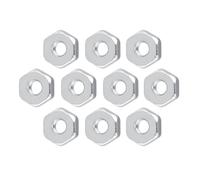 Keenso Accesorios Duraderos para Motosierra, Paquete de 10 Tuercas Hexagonales para Cubierta de Piñón Guía de Motosierra para Trabajadores de Mantenimiento