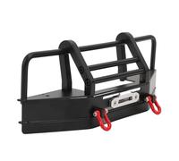 Keenso Accesorios para Coche RC, Parachoques Delantero Resistente a Impactos con Hebilla de Remolque para Coche SCX10 RC, Estabilidad Mejorada, Protección Premium, Fácil Instalación para Orugas 1/10