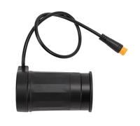 Keenso Acelerador de Bicicleta Eléctrica, Empuñadura del Acelerador de Bicicleta Eléctrica, Control Preciso de 12-72 V, Ideal para Ciclistas y Motocicletas