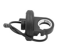Keenso Acelerador de Pulgar para Bicicleta eléctrica, 108X Control de Velocidad del Acelerador del Pulgar Izquierdo Conector Impermeable de 3 Pines de Litio para Scooters eléctricos