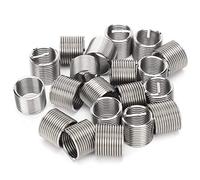 Keenso Acero Inoxidable Use la Tuerca de la Tuerca: la Manga del Tornillo del Tornillo para Lámparas y Formas 20pcs M12 X 1.25 (1.5D)