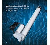 Keenso Actuador Lineal 750N de de 300 Mm, Motor de Elevación Eléctrico de 12 V CC, Control de bajo Ruido para Automatización del Hogar, Cuerpo de Varilla de Aleación de Aluminio