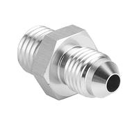 Keenso Adaptador de Alimentación de Aceite Turbo Accesorio de Alimentación de Aceite de Aleación de Aluminio M12x1,5 Mm a 4AN Orificio de 1,5 Mm Reemplazo Directo Fácil Instalación Ajuste para TD04L