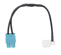 Keenso Adaptador de Antena 2 a 1 Adaptador de Radio FAKRA de Metal Plástico para Desay Trimble RCD330G RCD330 RCN210 RCD510 Ajuste de Enchufe Directo para Instalación de Radio No Original