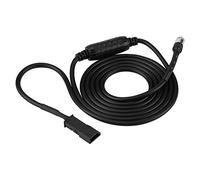 Keenso Adaptador de audio AUX de 3 pines, adaptador de entrada de cable auxiliar de audio para coche para navegación de reproductor de CD E39 E46 E53 X5 16:9
