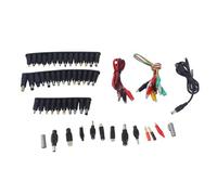 Keenso Adaptador de Corriente para Portátil, 58 Conectores únicos Incluidos | Compatibilidad universal, incluye estuche de almacenamiento, conector hembra de 5,5 mm, perfecto para varias marcas