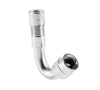 Keenso - Adaptador de extensión para válvula de neumático de 45 Grados, 90 Grados, 135 Grados, para Coche, Motocicleta, camión, Scooter, Universal (45°) Herramientas para válvulas