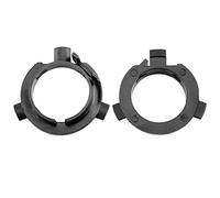 Keenso Adaptador de Faro LED ABS H7 Soporte de Retención de Bombilla 2 Piezas Fácil de Instalar sin Modificación de Enchufe para K5 Sorento Sportage Sonata Santafe