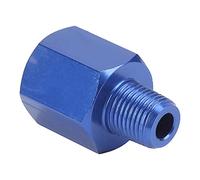 Keenso Adaptador de Medidor de Presión de Aceite, M 12 Femenino a 1/8 NPT Fin de la Manguera Masculina para la Conversión del Puerto del Sensor de Medidor de Presión de Aceite