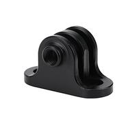 Keenso Adaptador de Montaje en computadora de Bicicleta Cámara de Manillar de Bicicleta Soporte de Metal Adaptador de cámara Accesorio de Bicicleta para Bryton Gopro(Negro)