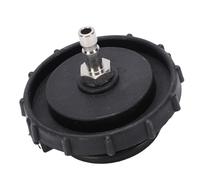 Keenso Adaptador de Purga de Frenos, Adaptador de Purga de Cilindro Maestro de 56 Mm para una Fácil Extracción y Recarga de Líquido, Construcción de ABS y Metal, Ideal para Entusiastas Profesionales