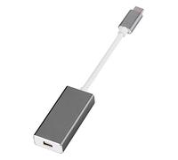 Keenso Adaptador de Tipo C a Mini Displayport USB 3.1 Tipo-C a Mini Converter HD Transmisión Projector Connection (Grey)