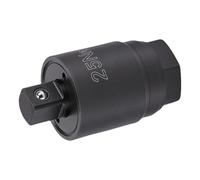 Keenso Adaptador de Torsión, Llave de Trinquete con Accionamiento de 3/8 de Pulgada a Convertidor de Llave de Torsión con Bola de Posicionamiento con Resorte, para Reparaciones (Supongo)