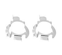 Keenso Adaptador H7 LED, 1 par de Adaptadores para Montar la Bombilla de LED H7 Adaptador de Soporte de retenedores, en Faros Delanteros de Coche Adaptador h7