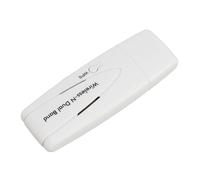 Keenso Adaptador Inalámbrico de Doble Banda de Doble Banda Profesional 300mbps 2.4g 5.8g Adaptador WiFi USB Fácil de Usar para BD E5500 HT D5200 2009-2012 Modelos TV White ABS Material
