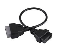 Keenso Adaptador OBD2, Cable 16 a 14 Pines, Conector Profesional para Diagnóstico Vehicular, Escáner Automotriz, Herramienta Mecánica, Compatibilidad Universal, Reparación Rápida