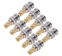 Keenso Adaptador Premium SMA a BNC -Set de 10 para Conversión de Señal Confiable en Puntos de Acceso WLAN y Estaciones de Radio