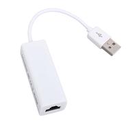 Keenso Adaptador USB a RJ45 de Alta Velocidad, Conexión de Red de 100Mbps para Wins 10, Diseño Liviano Portátil para Viajes