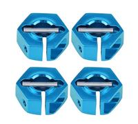 Keenso Adaptadores de cubo hexagonal de rueda RC, aleación de aluminio, fácil de instalar, 12 mm, adaptador universal RC hexagonal para coches deportivos a escala 1/10 y vehículos todoterreno (5.0 mm