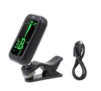 Keenso Afinador Pipa con Abrazadera, Afinador de Laúd Chino Recargable, Pantalla LCD para Rendimiento