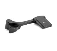 Keenso Agarre para Pulgar de Cámara de Aleación de Aluminio para Cámara Digital Q1/Q2, Duradero de Montaje con Zapata para Entusiastas de la Fotografía (Black)